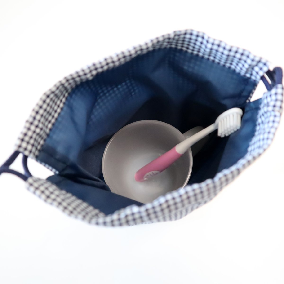 画像3: スモッキング刺繍のミニ巾着 Sサイズ 63 (3)