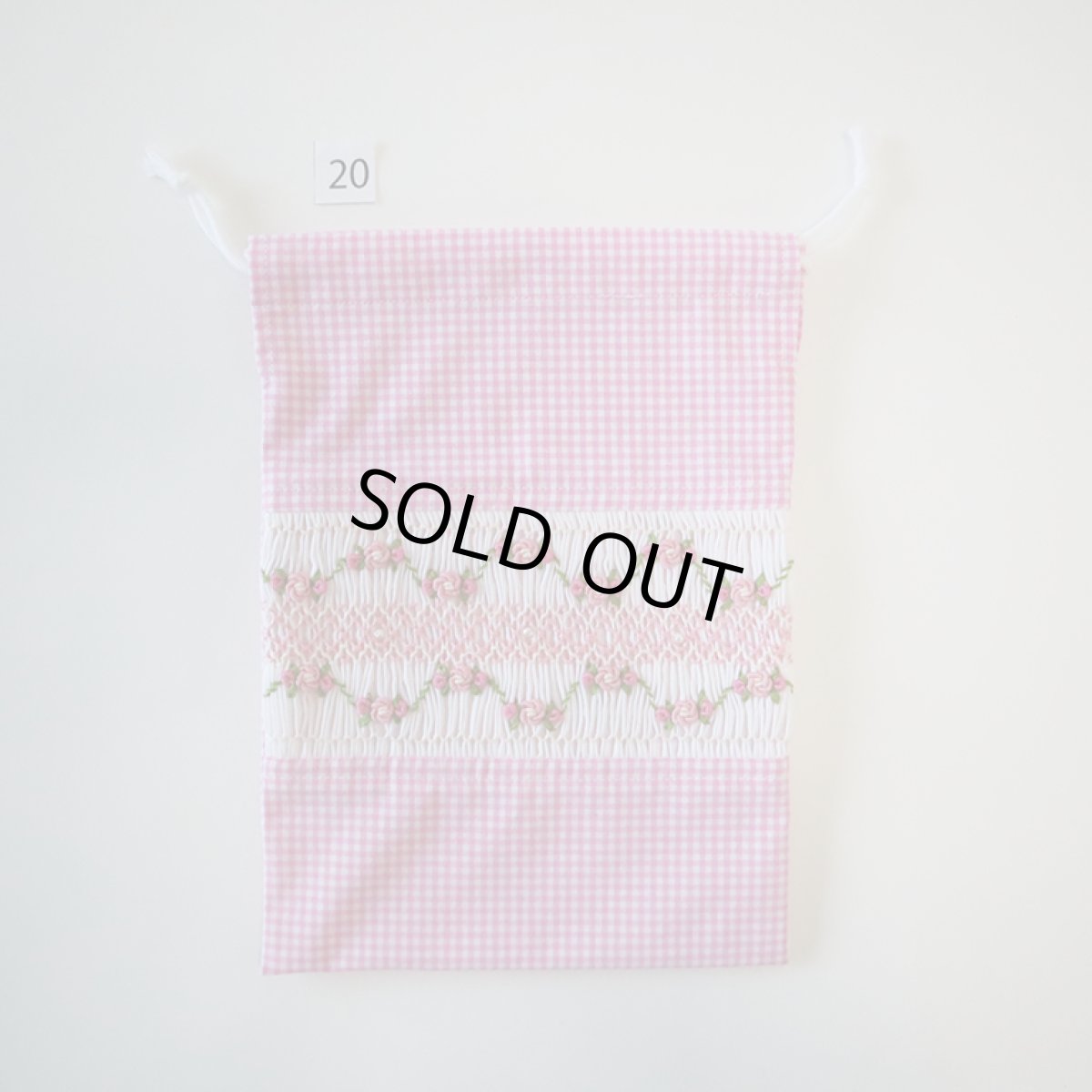 画像2: スモッキング刺繍のミニ巾着 Sサイズ-20 (2)