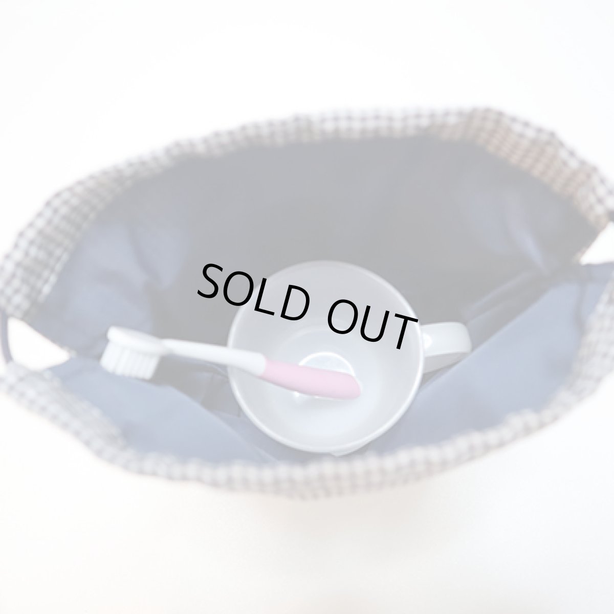 画像4: スモッキング刺繍のミニ巾着 Mサイズ-17 (4)