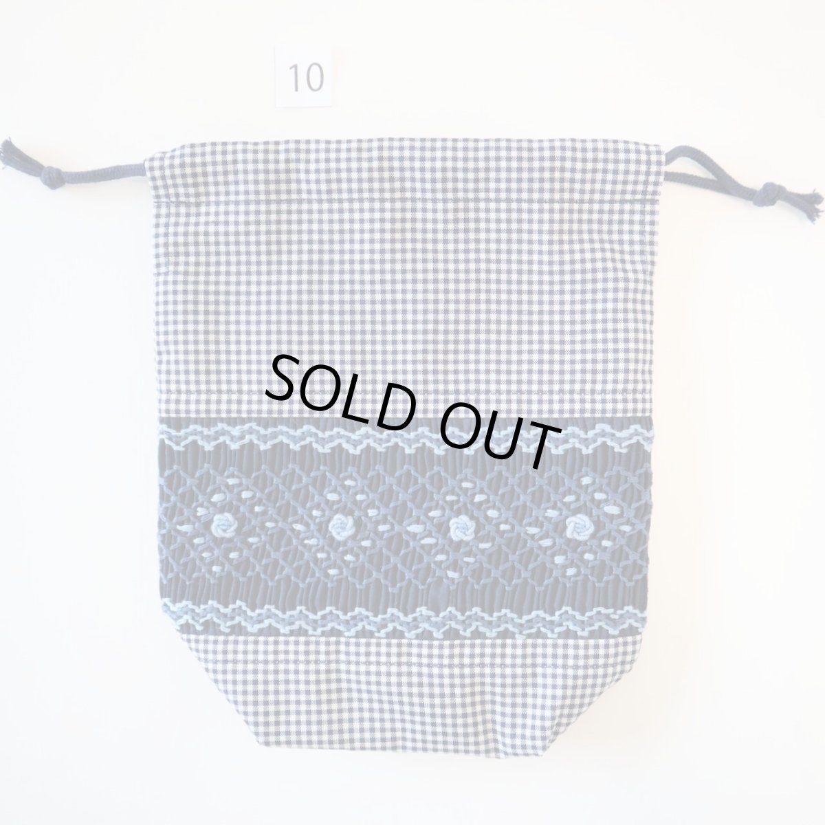 画像2: スモッキング刺繍のミニ巾着 Sサイズ-10 (2)