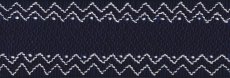 画像2: 完成スモッキング刺繍帯・紺 (2)