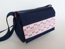 画像3: 完成スモッキング刺繍帯・白 (3)