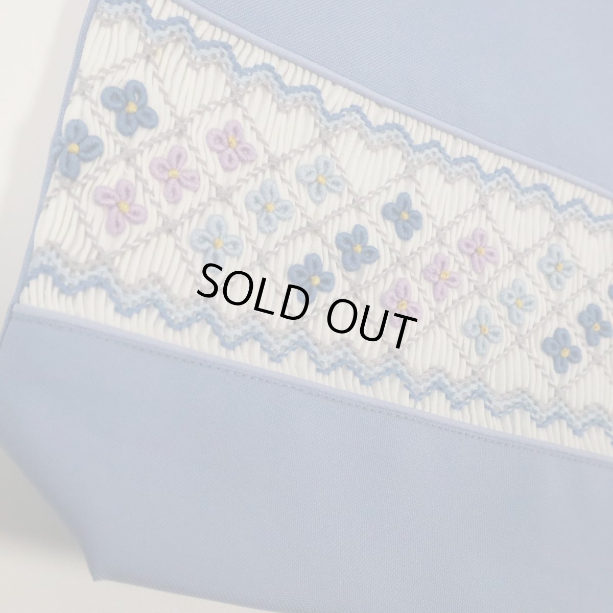 画像3: 展示見本85 V5撥水-シューズバッグ（2本持ち手）サックス (3)