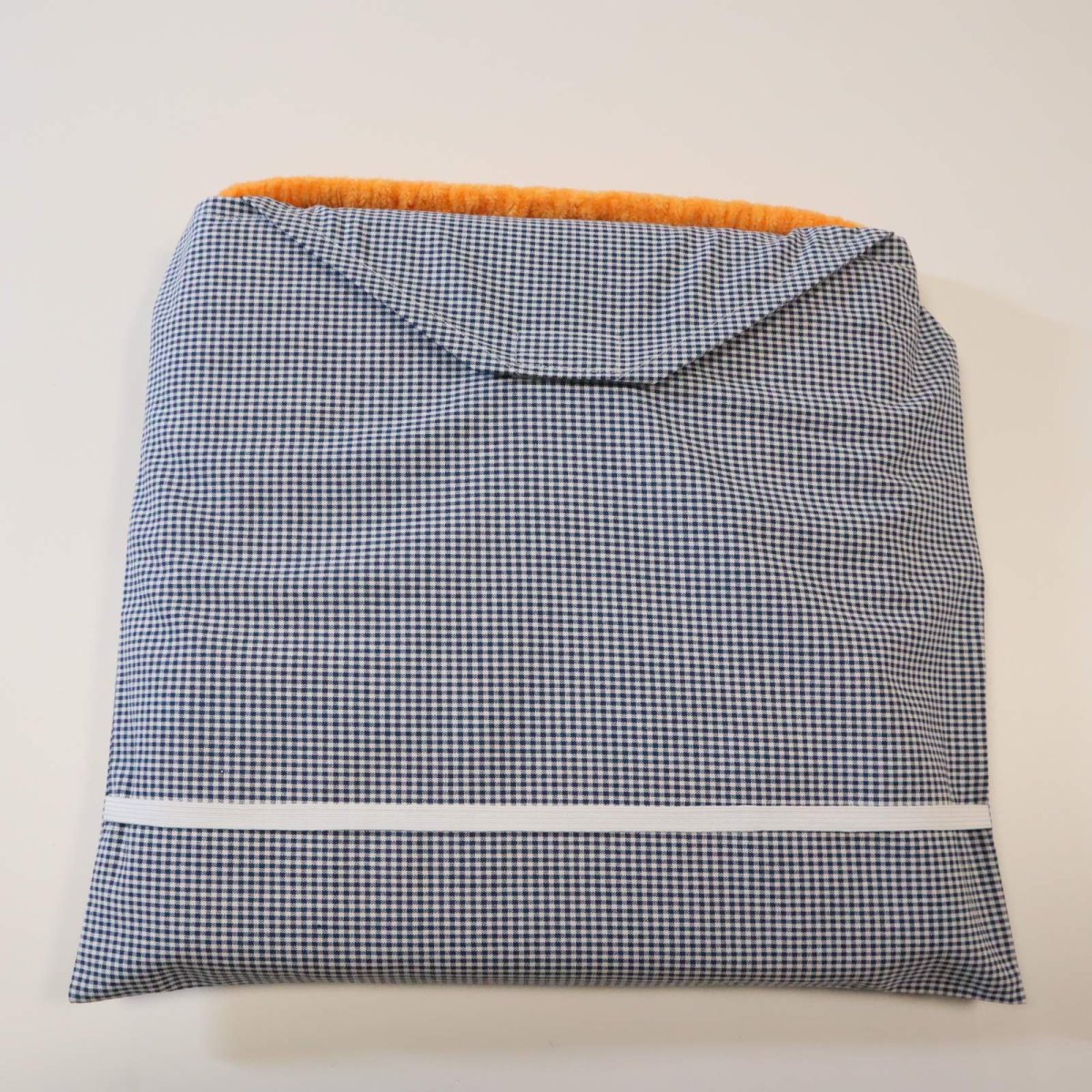 画像5: 見本品　キンダークッションカバー (ギンガム紺） (5)