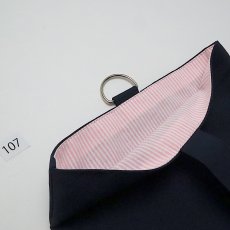 画像2: 撥水-シューズバッグ（1本持ち手）20×27×５ (2)