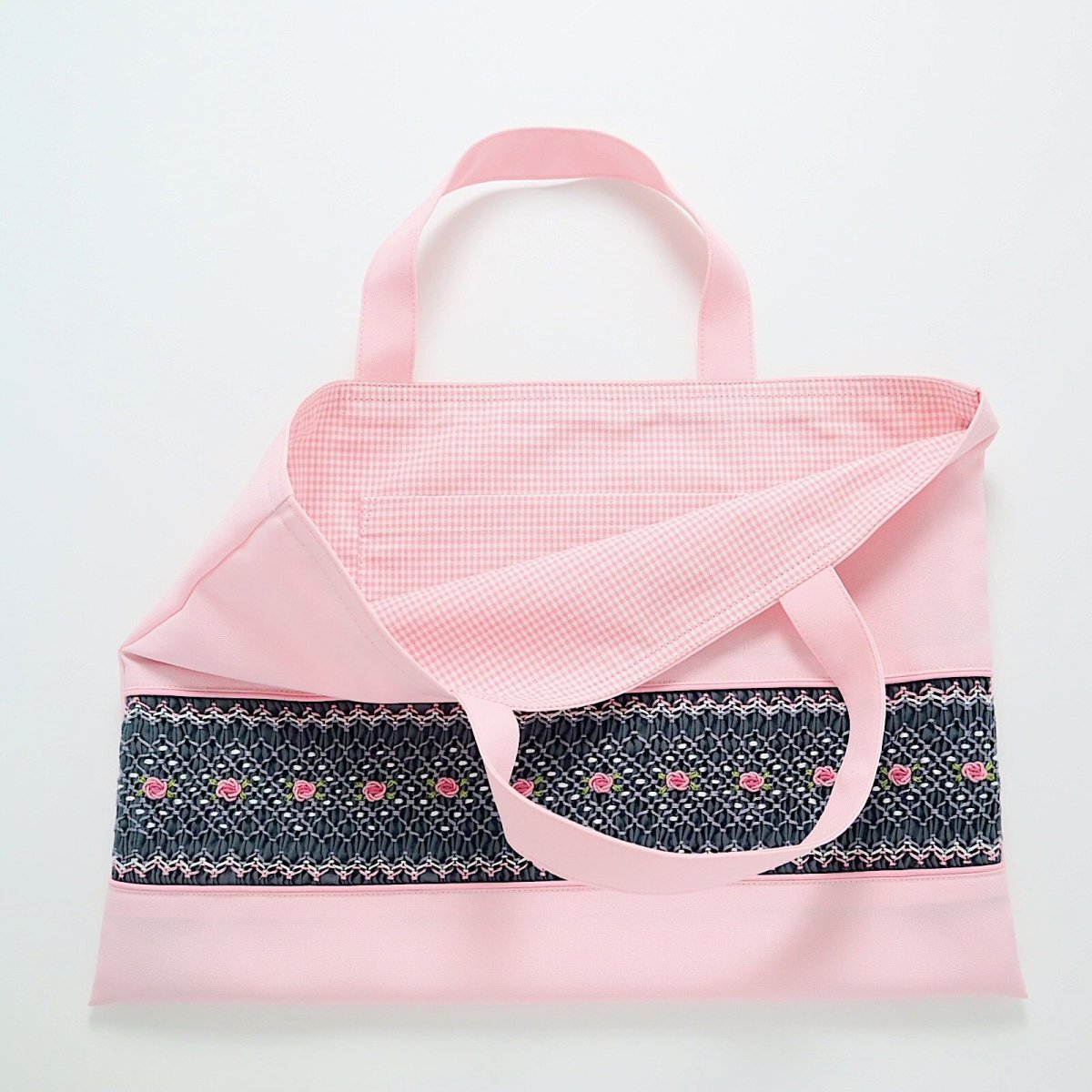 画像2: 撥水レッスンバッグ(ブック入れ) 35×25 (2)